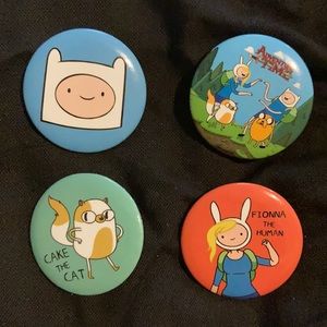 Adventure Time 1.25” buttons